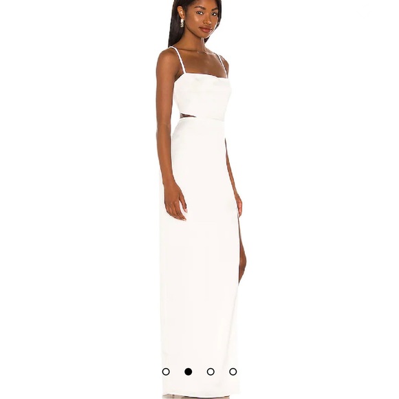 Nookie Stella Cut Out Gown in Ivory Small - Picture 3 of 13